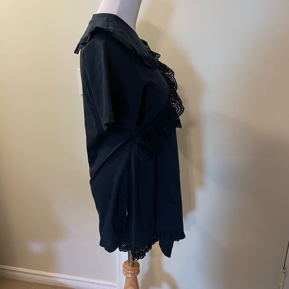 Beautiful Goen J ruffle design short sleeve shirt - Picture 4 of 11